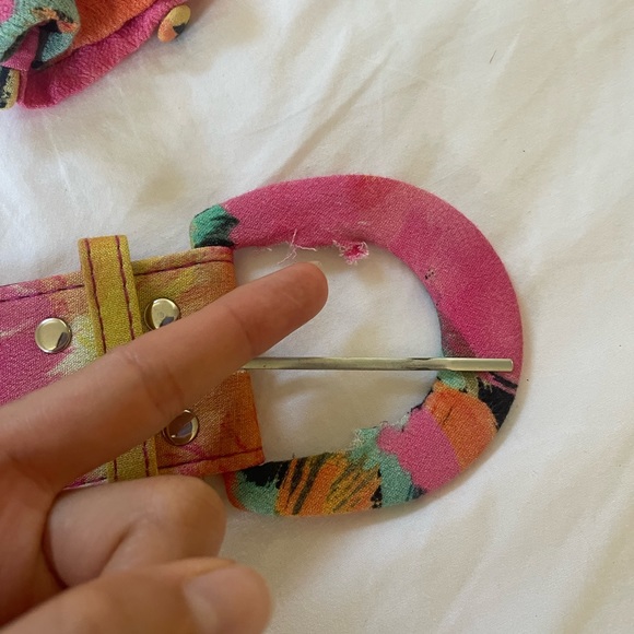 Ambrosia Mini Dress W/ Belt in Fire Floral - Picture 13 of 13